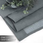 Tollpiz Sheer Curtains Linen Textured Bedroom Curtain Sheers Light Filtering - Image 7