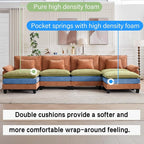 Oprisen 154" Modular Sectional Sofa, Comfy Cloud Couch Sectional Sofa - Image 3