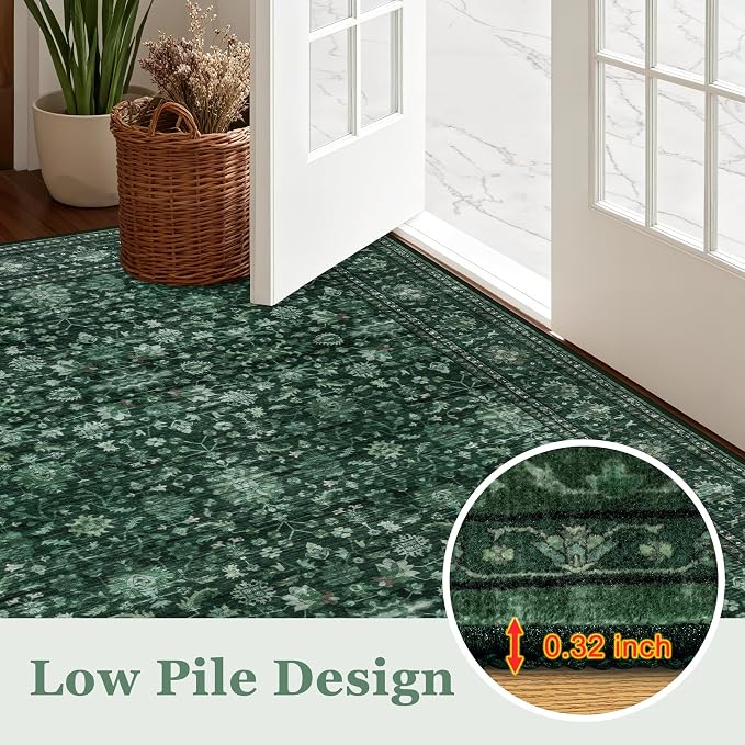 2x3 Area Rugs Living Room: Washable Rug - Image 9