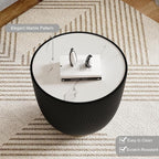 SSLine Bowl-Shape Coffee Table Set of 2 Modern Sintered Stone Top Nesting - Image 6
