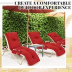 Kigley Outdoor Chaise Lounge Cushions - Image 6