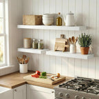 12 inch Deep Floating Shelves for Wall, 48 inch Wide Engineered Wood Wall - Image 6