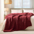 L'AGRATY Chunky Knit Throw Blanket by LAGRATY