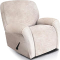 ANARACHON Recliner Chair Covers Leather Look, 4 Pieces Recliner Covers Non Slip by ANARACHON