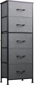 WLIVE Fabric Dresser, 5-Drawer Tall Dressers by WLIVE
