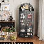 Metal Arched Display Cabinet - Image 2