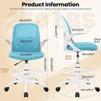 Primy Drafting Chair Tall Office Chair - Image 3