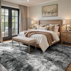 4x6 Ft Shag Rugs for Bedroom Living Room, Tie-Dyed Ultra Soft Fluffy Furry Area - Image 3
