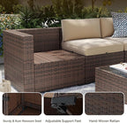 Aoxun Patio Furniture Sets, 7-Piece Outdoor Patio Furniture - Image 6