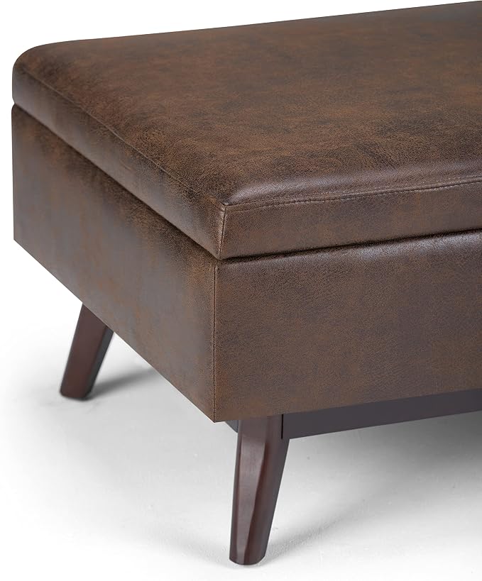 SIMPLIHOME Owen Coffee Table Storage Ottoman - Image 9