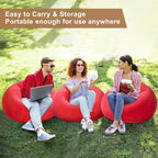 Realspring 6 9 12 Pcs Inflatable Bean Bag Chairs - Image 5