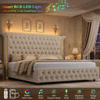 Keyluv Full Smart LED Bed Frame - Image 4