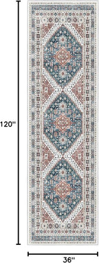 Madane Hallway Runner Rug 3x10 Washable Kitchen Runners 10ft, Low-Pile - Image 2