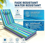 Chaise Lounge Cushion for Outdoor Furniture, Waterproof, Fade-Resistant and - Image 3