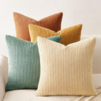 Topfinel 26x26 inch 4 Pack Decorative Throw Pillow Covers, Soft Velvet Modern by Topfinel