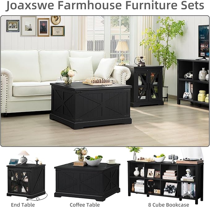 Joaxswe Farmhouse Coffee Table - Image 4