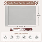 KING MOUNTAIN Leather Repair Patch, 16 x 60 Inches self Adhesive Leather Repair - Image 4