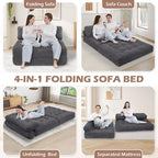 Folding Sofa Bed, Convertible Sleeper Chair - Image 7