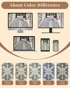 Madane 2-Piece Area Rugs Set, Small Kitchen Runner Non-Slip, Low Pile Floor - Image 9