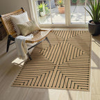 Lahome Neutral 3x5 Outdoor Rug by Lahome