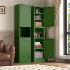 YAUWOH 2-Door Metal Storage Cabinet, Tall Slim Pantry Organizer - Image 7
