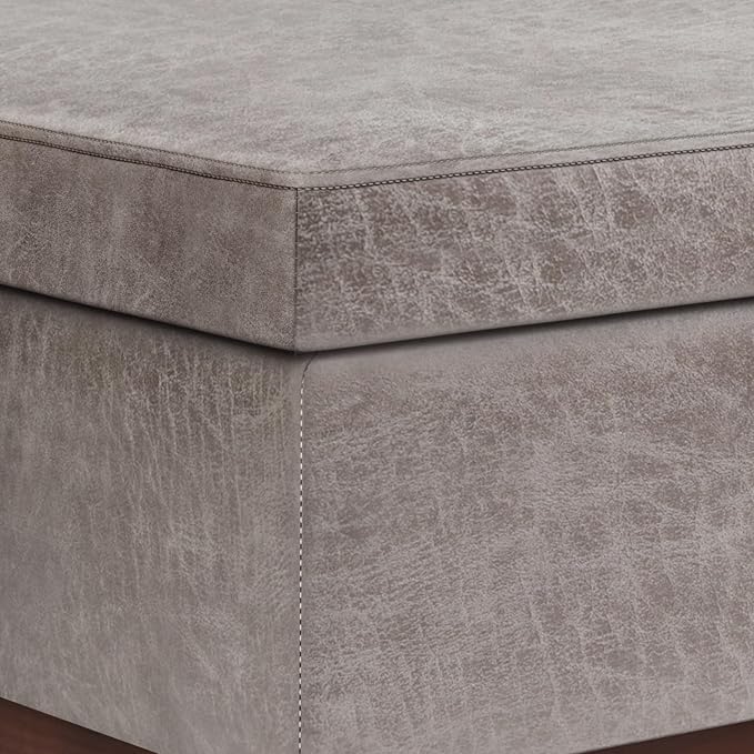 SIMPLIHOME Owen Lift Top Coffee Table Storage Ottoman - Image 6