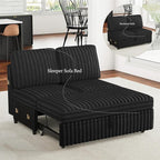 Belffin Corduroy Sleeper Sofa - Image 3