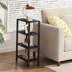 TUTOTAK Small Side Table, Narrow End Table, Skinny Sofa Table, Slim Nightstand - Image 2