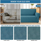 ZNSAYOTX 1 Piece Stretch Oversized Sofa Covers, New Plaid Couch Cover - Image 5