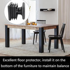 8Pcs Adjustable Leveling Feet 38 x 38mm Square Insert Kit Furniture Glide - Image 5