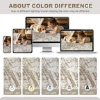DMOYEST 5x7 Washable Area Rug: Abstract Modern Non-Slip Carpet, Soft Low Pile - Image 8