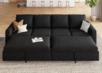 HONBAY Modular Sectional Sleeper Sofa Bed, - Image 5
