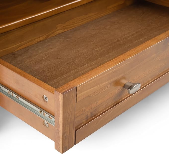 SIMPLIHOME Warm Shaker Solid Wood Transitional-Style 36-inch Wide Coffee Table - Image 10