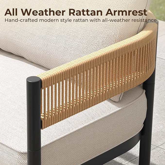 Grand patio 4-Piece Outdoor Conversation Set - Image 3