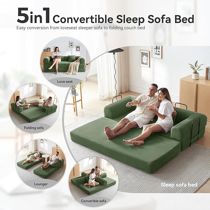 Convertible Floor Sofa Bed - Image 3