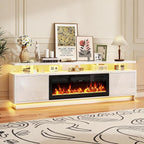 MXV 70" Fireplace TV Stand for TVs up to 80", Entertainment Center - Image 8