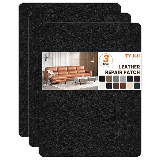 Leather Repair Patch Self Adhesive, 8.3″ x 11″ Vinyl Patch Kit, Leather Repair by Unknown