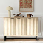EYYTHUNG Fluted Storage Cabinet - Image 7