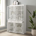 Crosley Furniture Stanton 2-Piece Glass Door Kitchen Storage Pantry Cabinet - Image 8