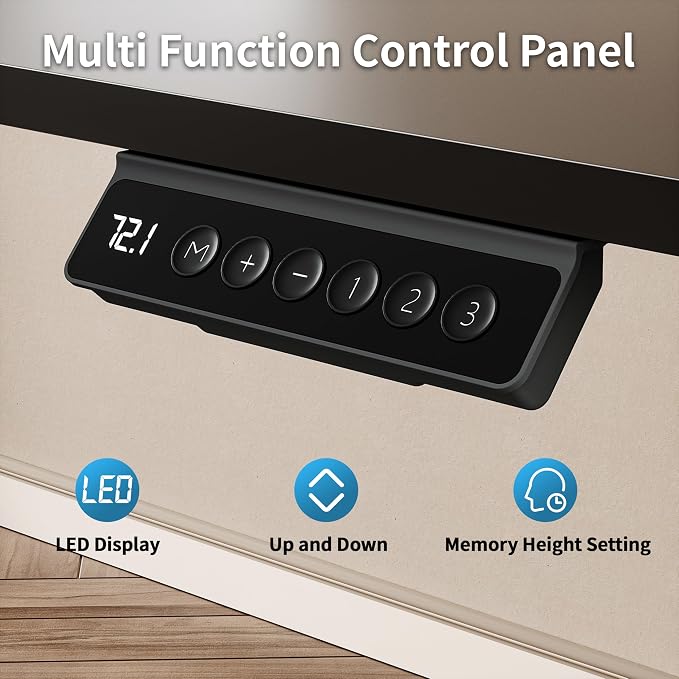 BIZUM 40x24 Inch Electric Standing Desk - Image 6