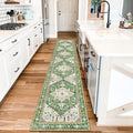 Yamaziot Washable Runner Rug, 2x10 Non-Slip Boho Hallway Kitchen Rug | Stain by Yamaziot