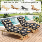 EverPine Outdoor Chaise Lounge Chair Cushion 74.4 x 22.8 x 4.7 Inch, Patio - Image 6