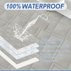 Arfntevss Recliner Sectional Couch Covers 1OO% Waterproof L Shape Sofa Cover - Image 3