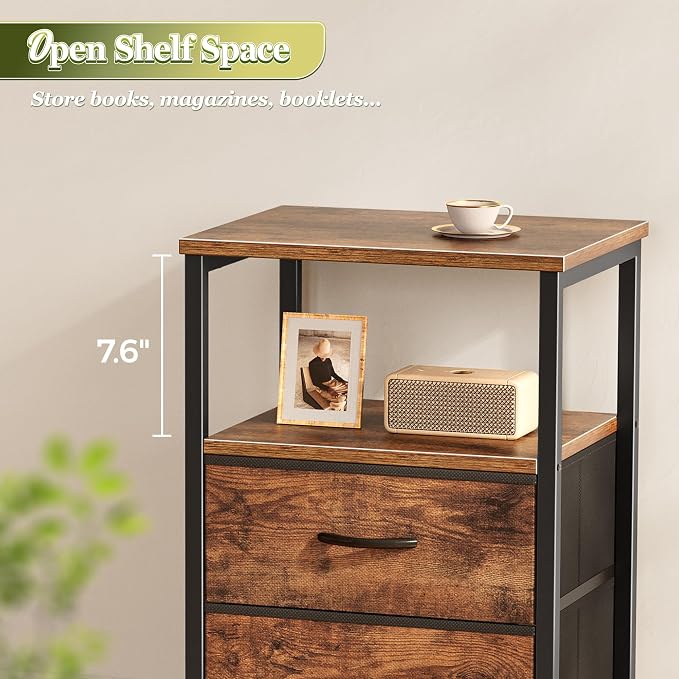 Huuger Night Stand Set 2, Nightstand - Image 8