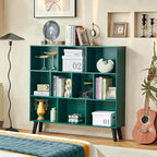 LEYAOYAO 10 Cube Bookshelf, 3 Tier Modern Wide Bookcase - Image 9