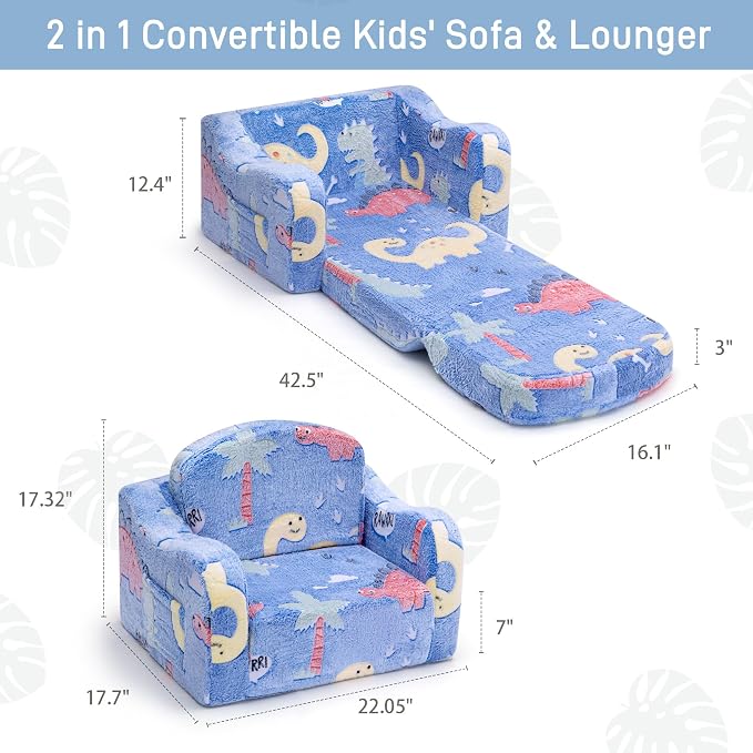 aodisman Thick Comfy Toddler Chair and Couch - Image 3