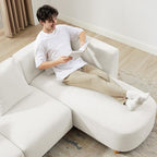 VANOMi 113" Sectional Sofa - Image 3