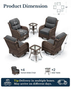 HILLGA 6-Piece Luxury Patio Furniture Set - Image 2