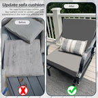 Sqodok Outdoor Cushion Covers 18x18 inch, Wicker Chair - Image 8