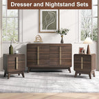 JOINICE, Nightstands Set of 2, Mid Century Modern Nightstand - Image 7